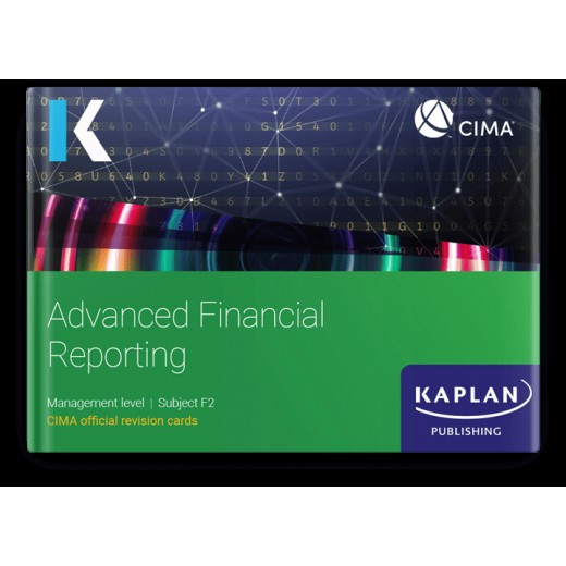 CIMA Advanced Financial Reporting (F2) Revision Cards 2023